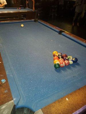 Our favorite place to go shoot pool on the weekends! They also have karaoke after 9pm which is a ton of fun!