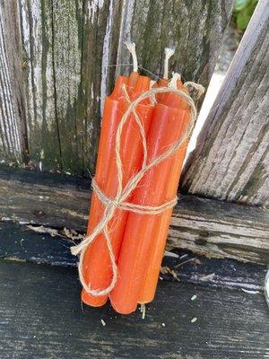 Orange Household Candles