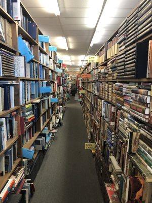 Just one of the many aisles of books!!!