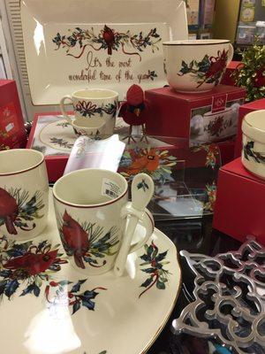 Lenox is always a favorite for the Holidays plus the cardinal has an extra meaning. Ask us, we'll tell you all about it!