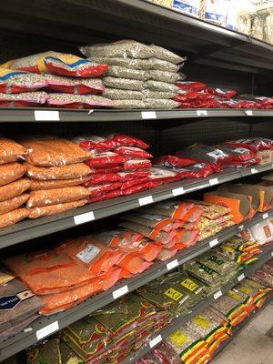 Aisle for lentils and dal