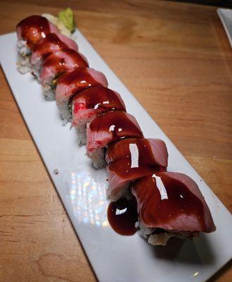 Diamond Roll with Eel sauce