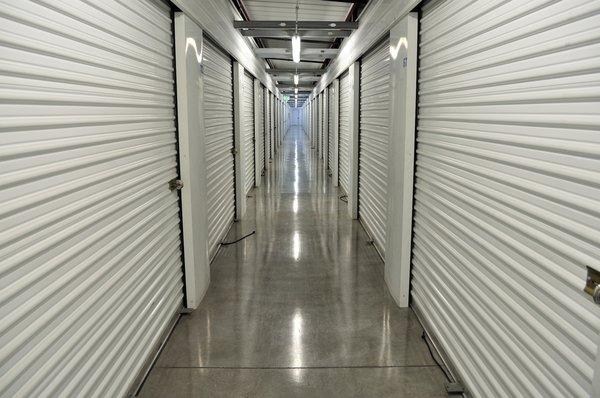 Clean hallways with climate control.