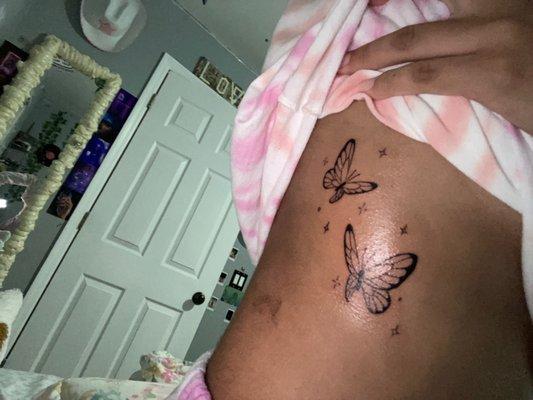 My new butterfly tattoo.