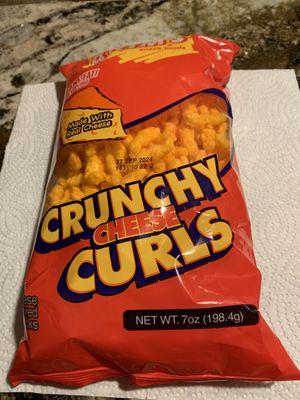 Crunchy Cheese Curls.