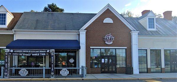 This is the storefront for Tap It Local Chesapeake.  Photo taken October 18, 2020.