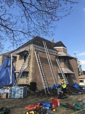 Another roof being replaced