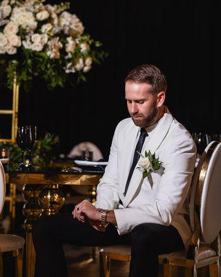 Groom waiting for the Moment that it all happen.