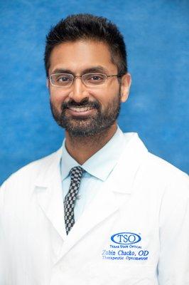 Optometrist in Houston, Texas:
 Zubin Chacko, O.D.