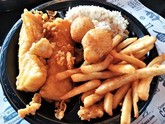 Excellent cod platter. Get this!