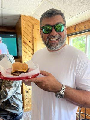 Husband loved the PB burger