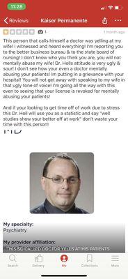 This doctor mentally abuses his patients!!!