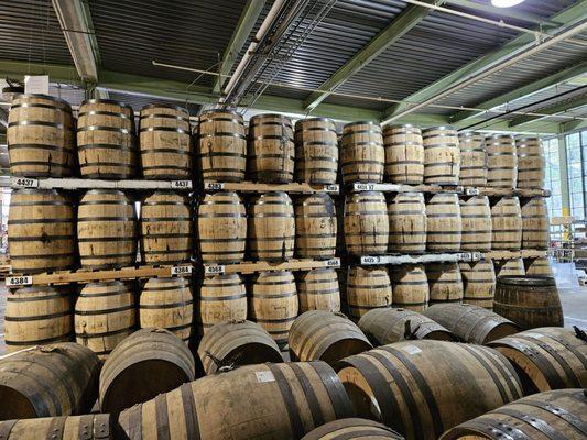 Barrels of so good Bourbon