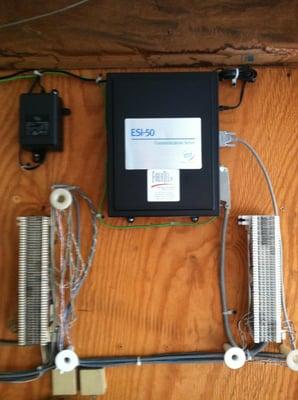 ESI Communications Server.
This is a typical installation of a small system.