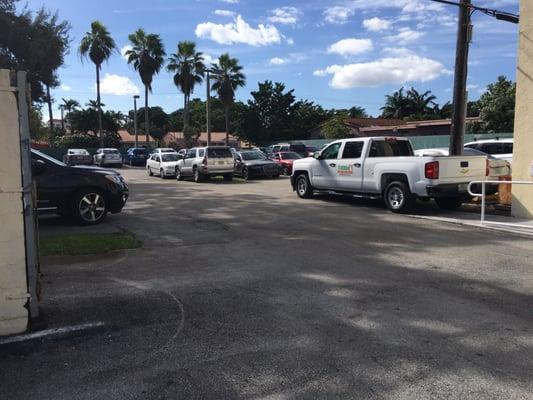 Estrella Insurance in Flagler has a large FREE parking lot: