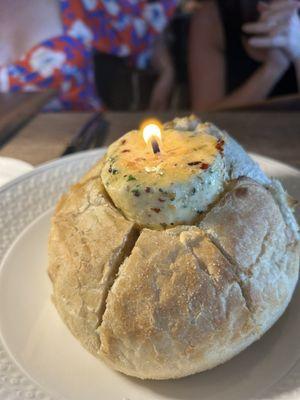 Candle bread- yes, it's actually worth the calories.