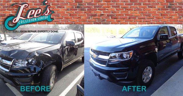 Before and After Repair of a Chevy Colorado (1-25-19)