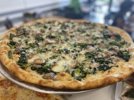 Sausage and Broccoli Rabe Pie!!