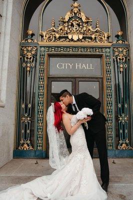 City hall wedding