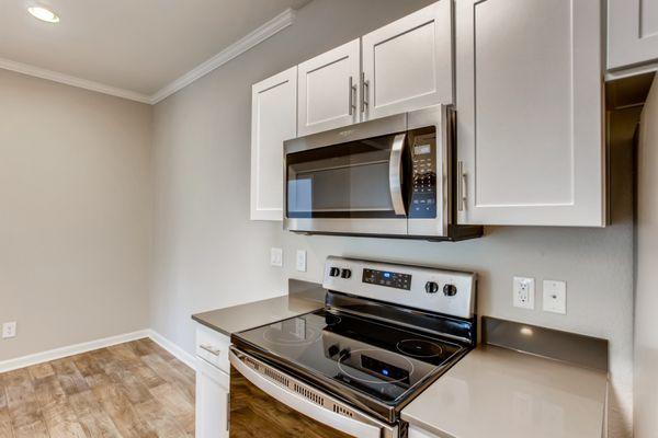 Kitchen with Quartz Counters