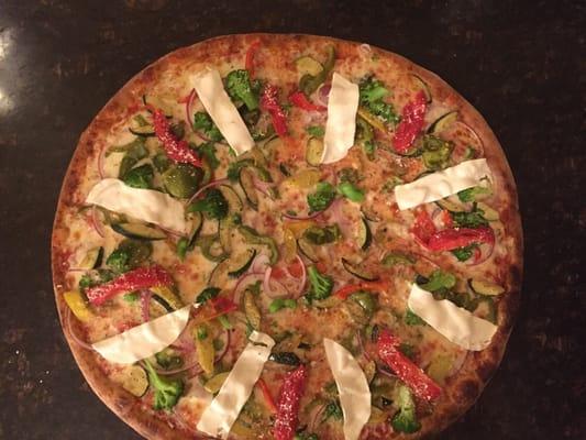 Whole wheat vegetable pizza