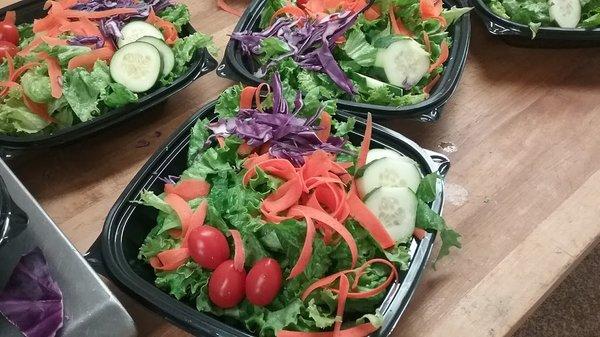 Fresh made salads