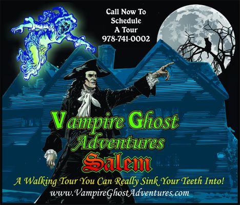 Vampire Ghost Adventures Walking Tour of Salem!