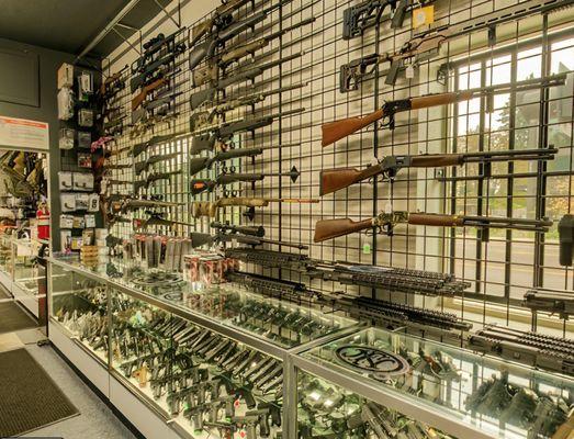 Over 500+ handguns in stock at all times. We have a huge selection of Glock - Sig Sauer - Ruger - Canik - Colt - Smith & Wesson + much more