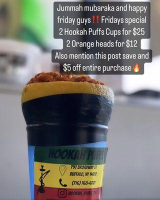 Hookah cups