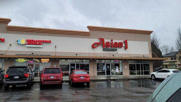 Outside view of Asian 1 in Burlington, WA