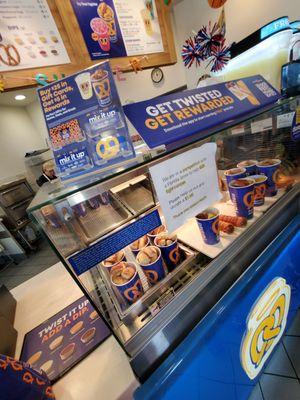 Download the App, Get Twisted and Get Rewards from Auntie Anne's Pretzel Shop.  7/26/2024