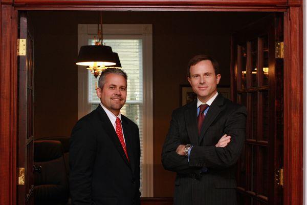 Attorneys John C. Robinson (left) and Benjamin M. Salyers (right)