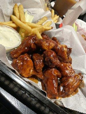 12 piece wings bbq