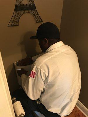 Replacing Flush Handle