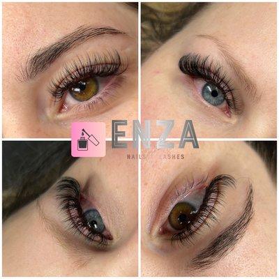 Volume eyelash extensions