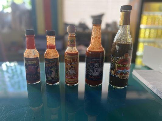 Hot Sauces are all great