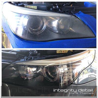 B4 & After BMW 535i headlight restoration