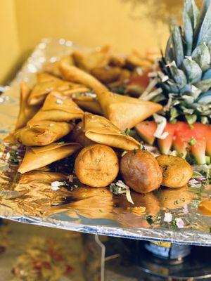 Veggie fried samosa