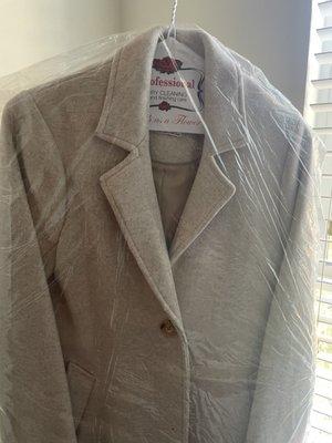 Dry Cleaned Coat