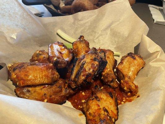 Asian charred wings