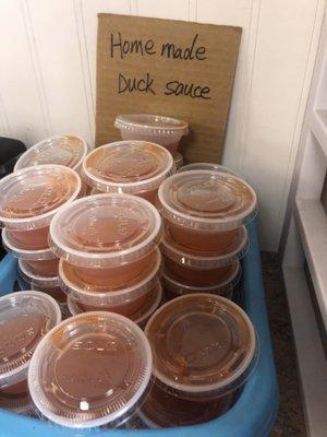 Homemade duck sauce! Yum