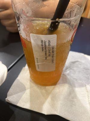 Boba Mango Tea