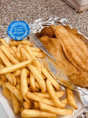 3p Catfish and fries!