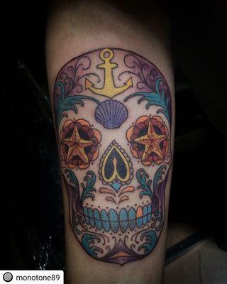 Done by eric @untouchableinks come in for you're next tattoo