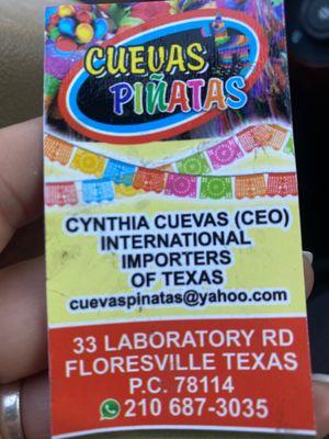 Cuevas piñatas