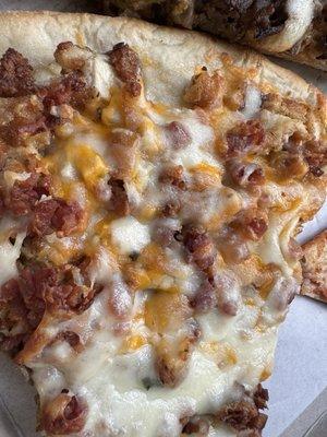 Chicken bacon ranch slice