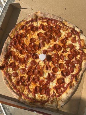 Pepperoni pizza