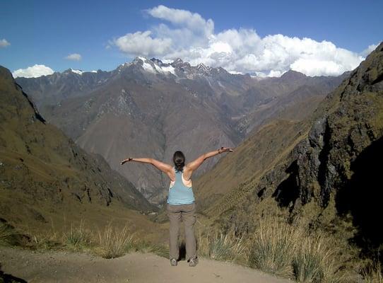 Woo Hoo! I followed your webexercises, did my yoga & Made the trek to Machu Picchu! Thank you!