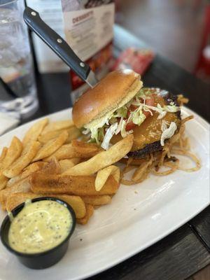 Whiskey River BBQ Burger