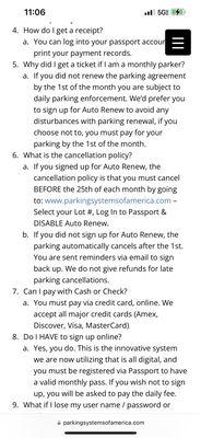 Parking Systems of America FAQ's